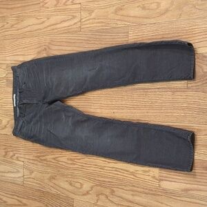Gray corduroy straight leg pants by Joe's Jeans, women's 32"
